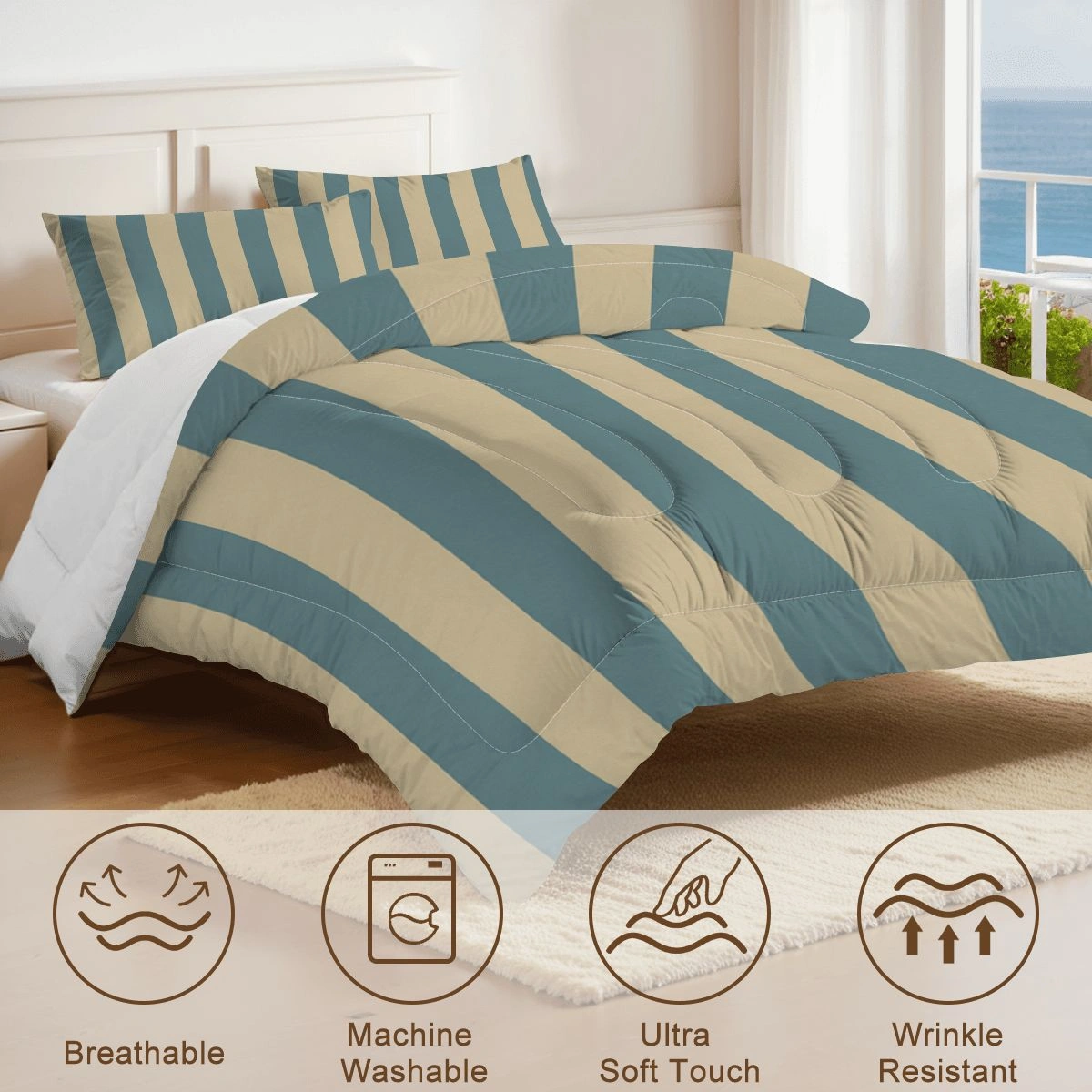 Luxury Comforter Features Luxury and affordable king comforter set features