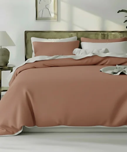 Redwood Queen Duvet Cover Set – Soft Polyester Bedding with 2 Pillowcases